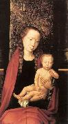 Hans Memling Virgin and Child Enthroned France oil painting artist